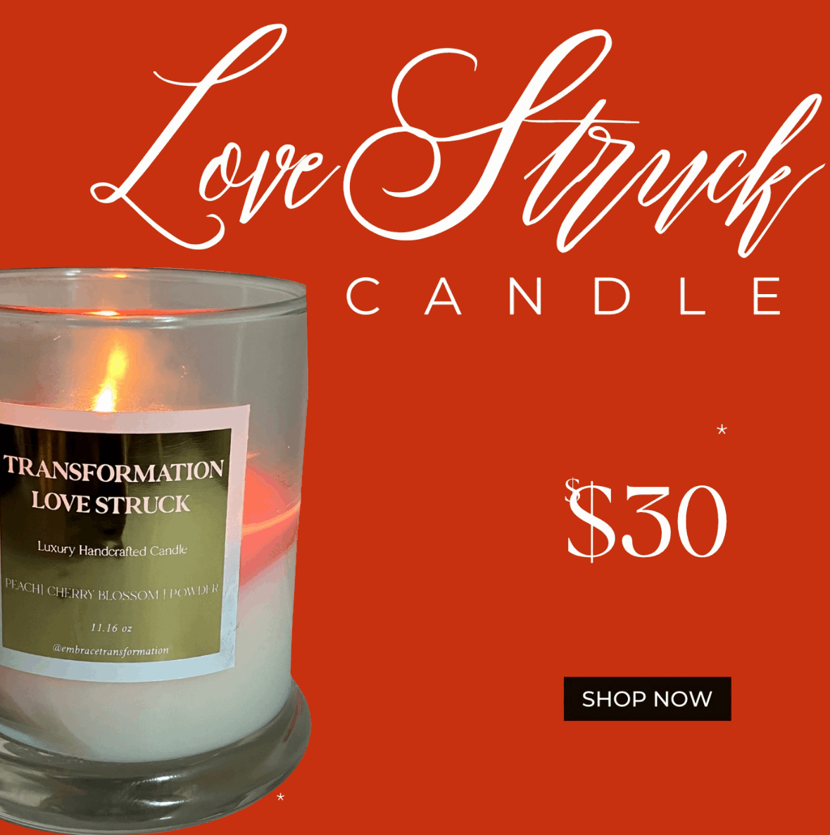 Love Struck Candle